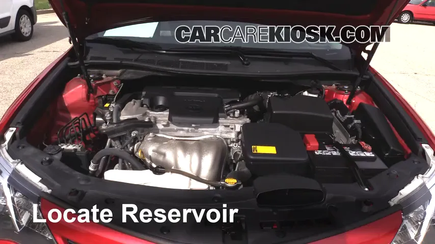 2013 Toyota Camry SE 2.5L 4 Cyl. Windshield Washer Fluid Add Fluid
